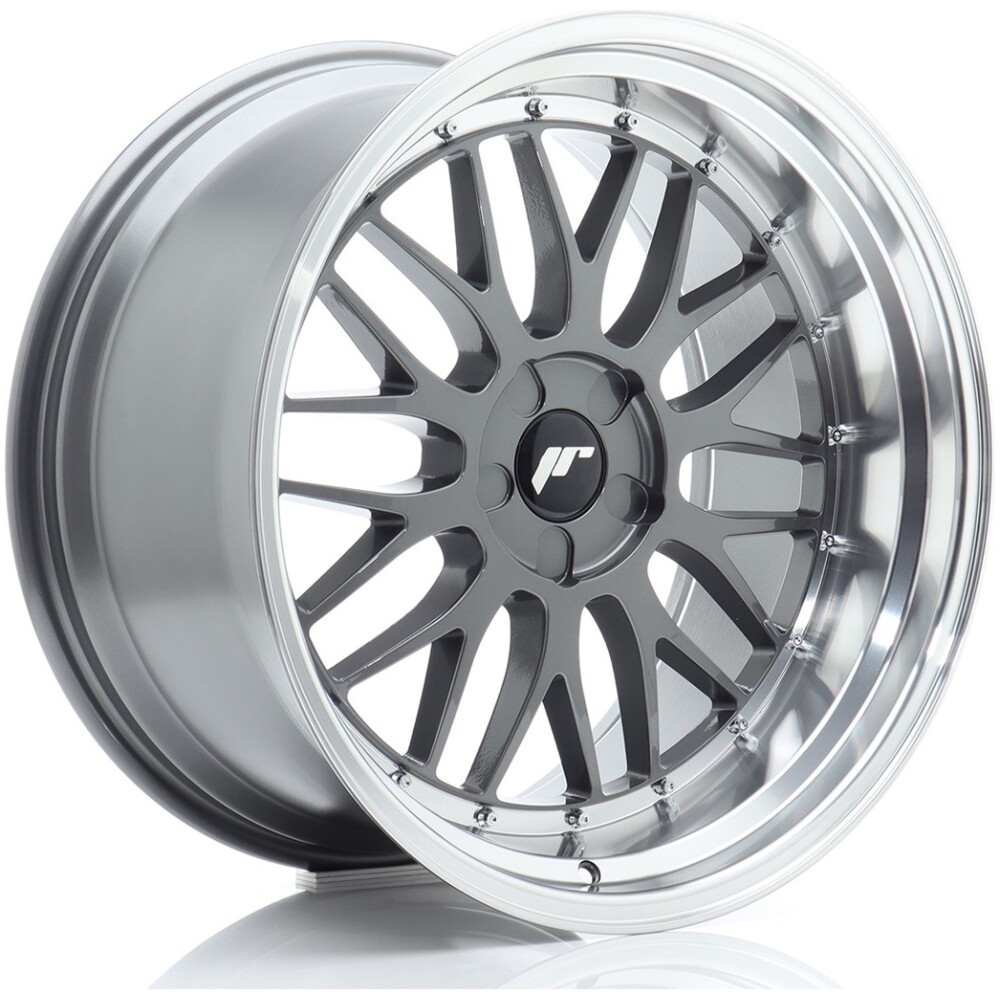 JR Wheels JR23 20x10,5 ET15-25 5H BLANK Hyper Gray w/ Machined Lip