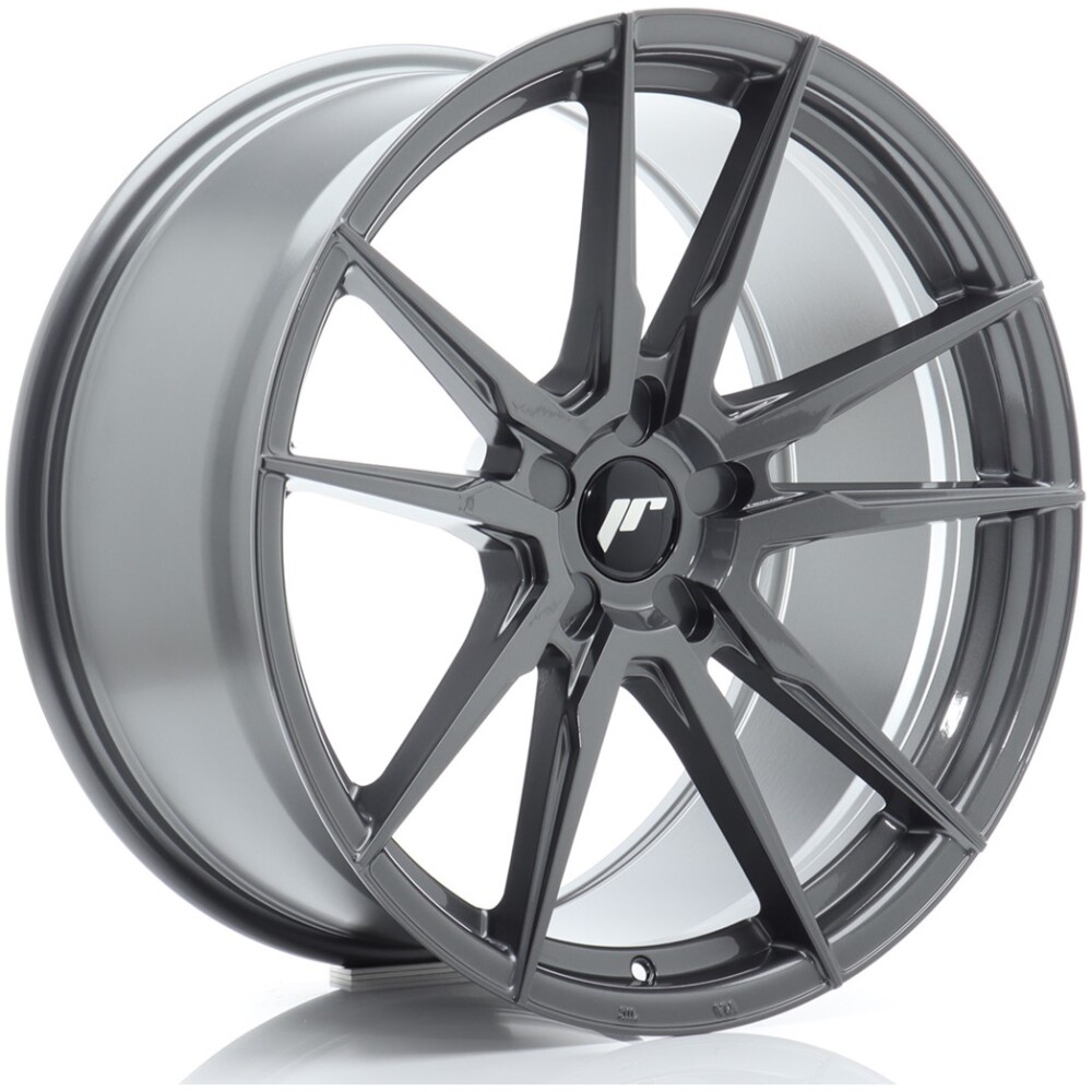 JR Wheels JR21 20x9 ET20-35 5H BLANK Hyper Gray