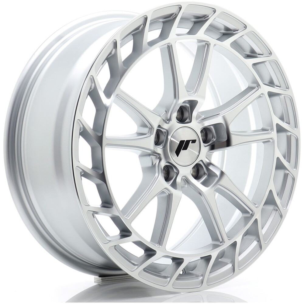 JR Wheels JR45 18x8 ET45 5x112 Silver Machined Face