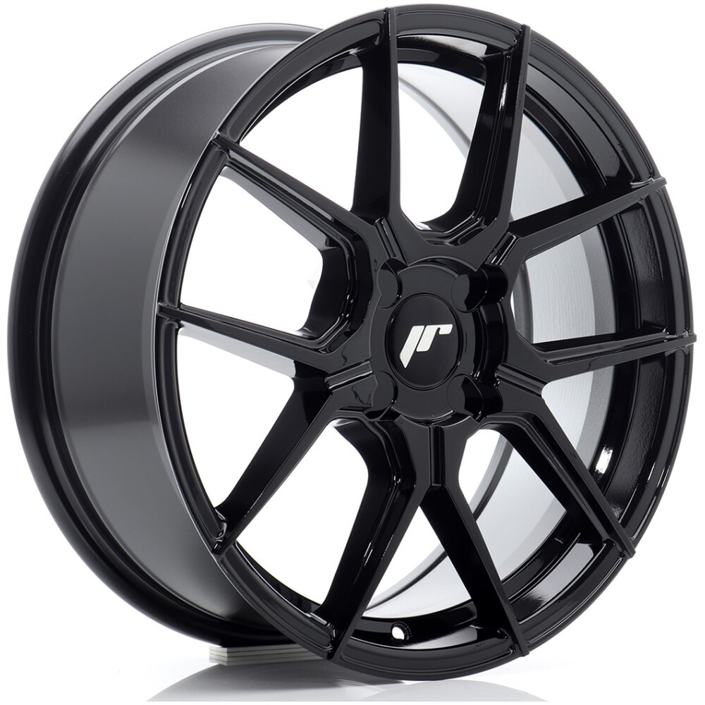 JR Wheels JR30 17x7 ET20-40 4H BLANK Gloss Black