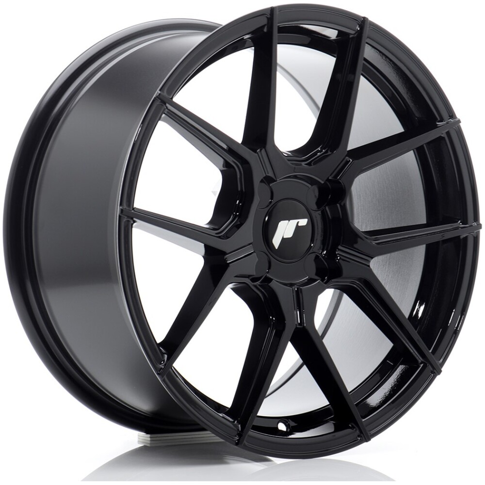 JR Wheels JR30 17x8 ET20-40 4H BLANK Gloss Black