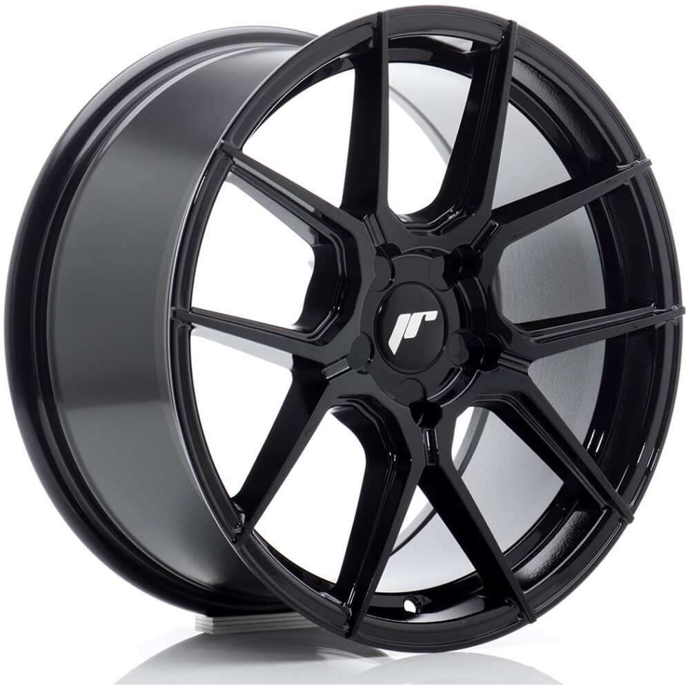 JR Wheels JR30 17x8 ET20-40 5H BLANK Gloss Black