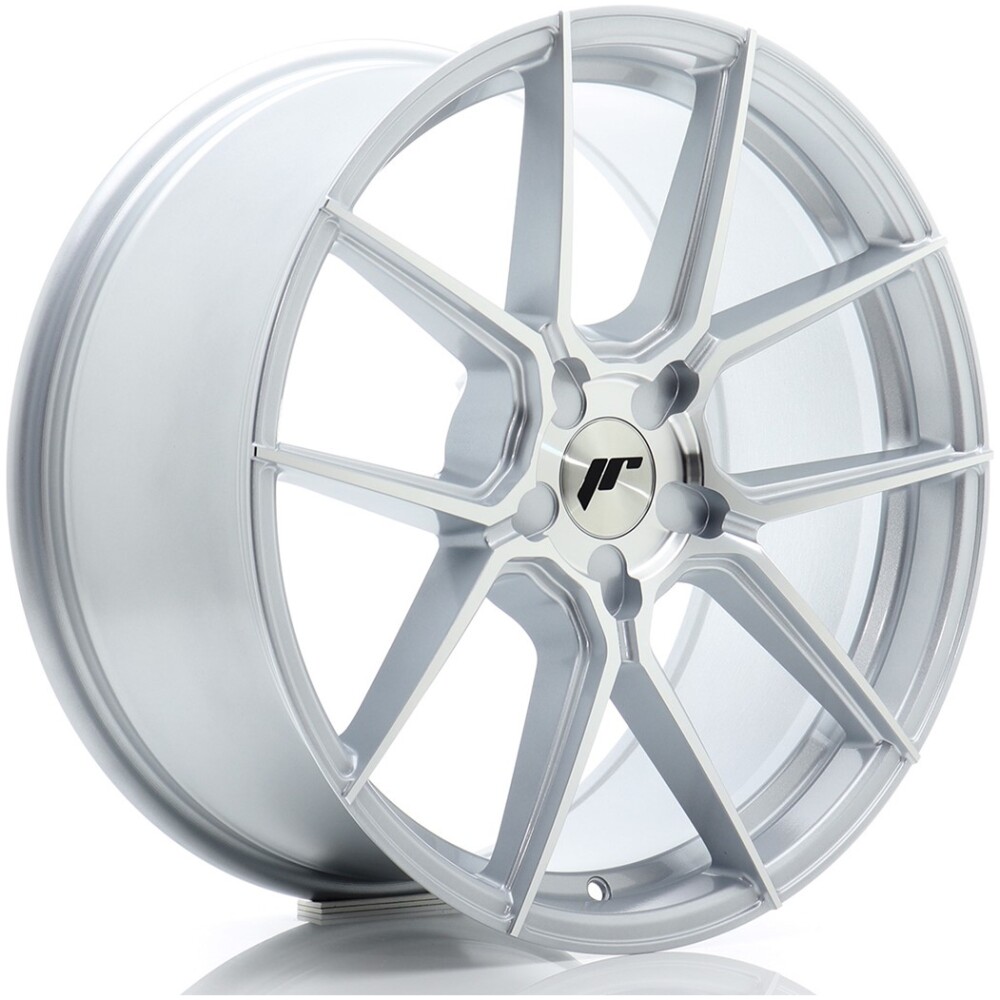 JR Wheels JR30 19x8 ET20-40 5H BLANK Silver Machined Face