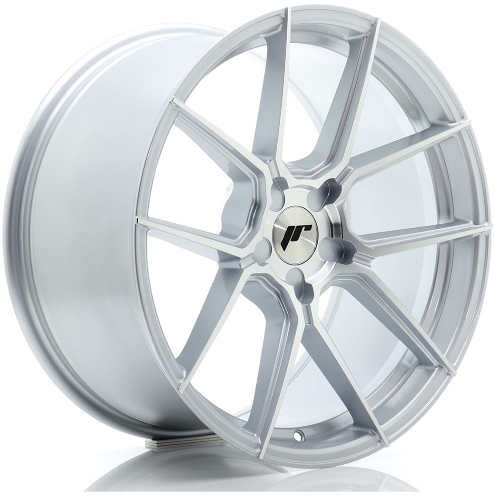 JR Wheels JR30 19x9 ET20-40 5H BLANK Silver Machined Face