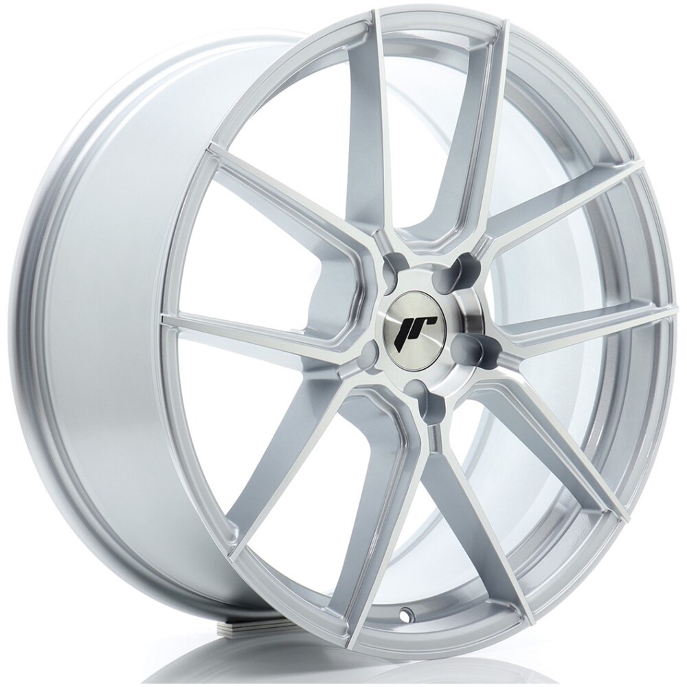 JR Wheels JR30 20x8 ET20-40 5H BLANK Silver Machined Face