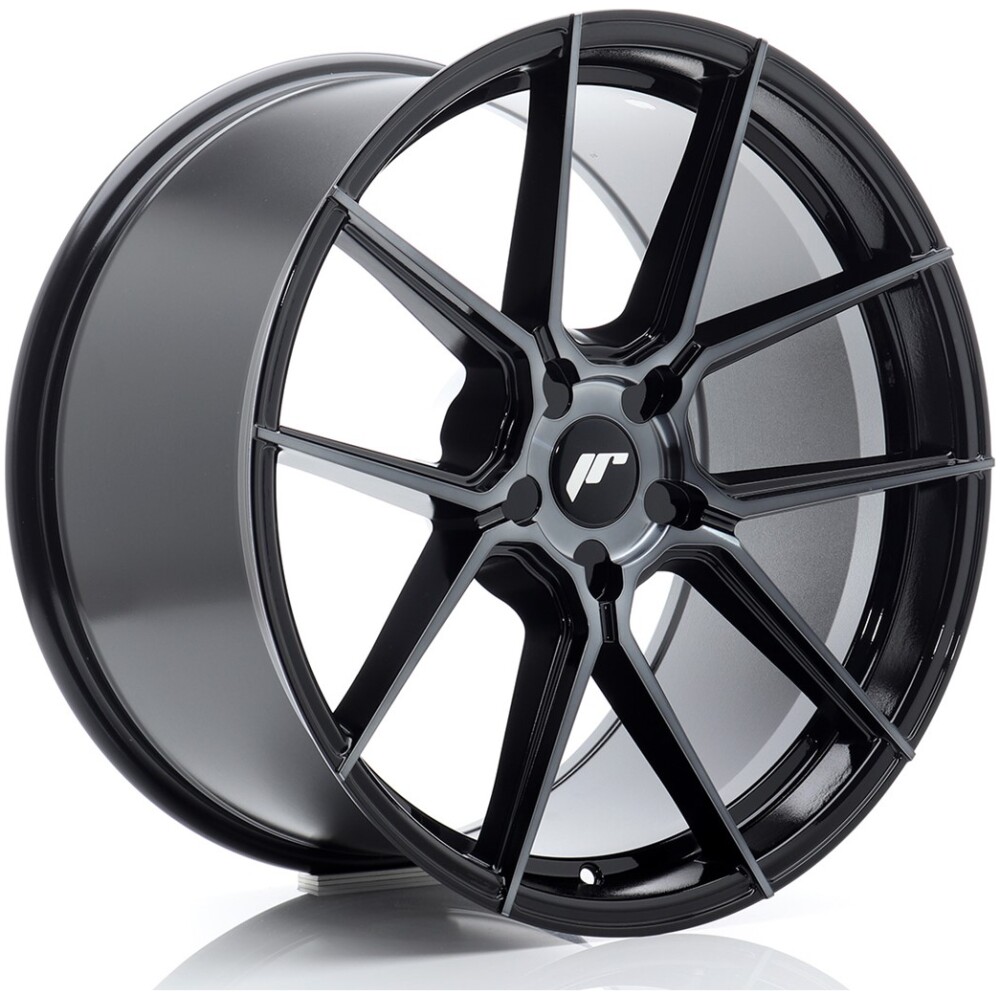 JR Wheels JR30 20x9 ET20-35 5H BLANK Black Machined w/ Tinted Face