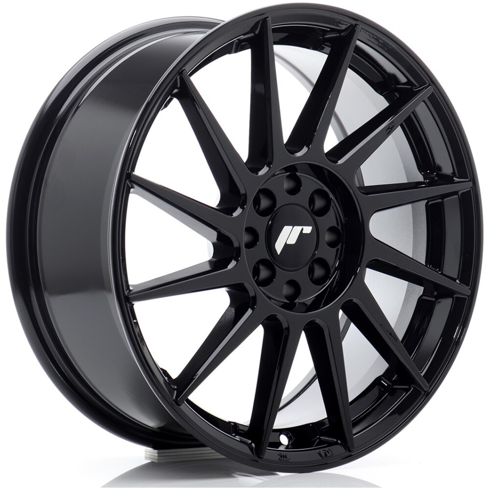 JR Wheels JR22 17x7 ET40 4x100/114 Gloss Black