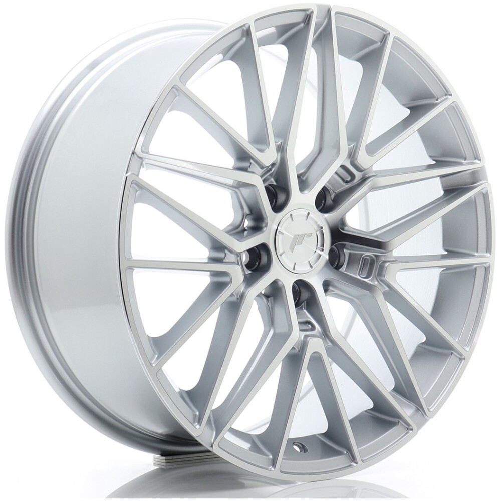 JR Wheels JR38 18x8 ET42 5x112 Silver Machined Face