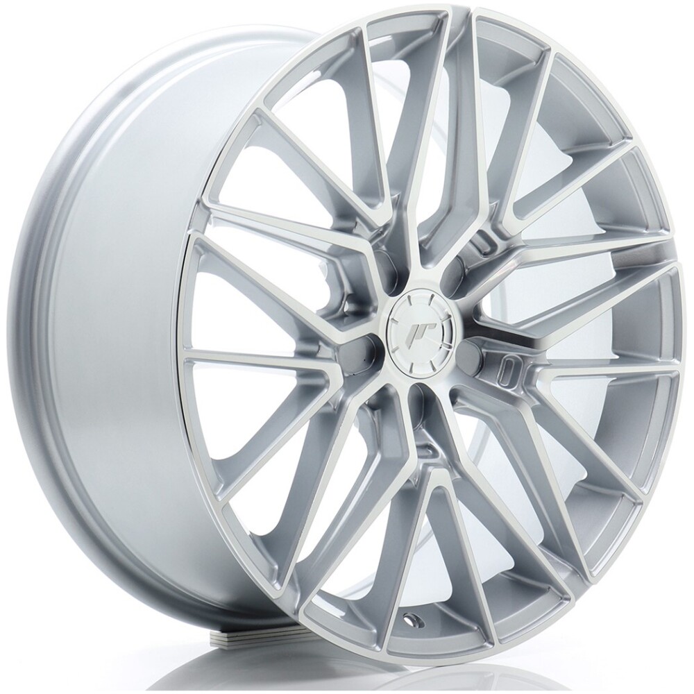 JR Wheels JR38 18x8 ET20-45 5H BLANK Silver Machined Face