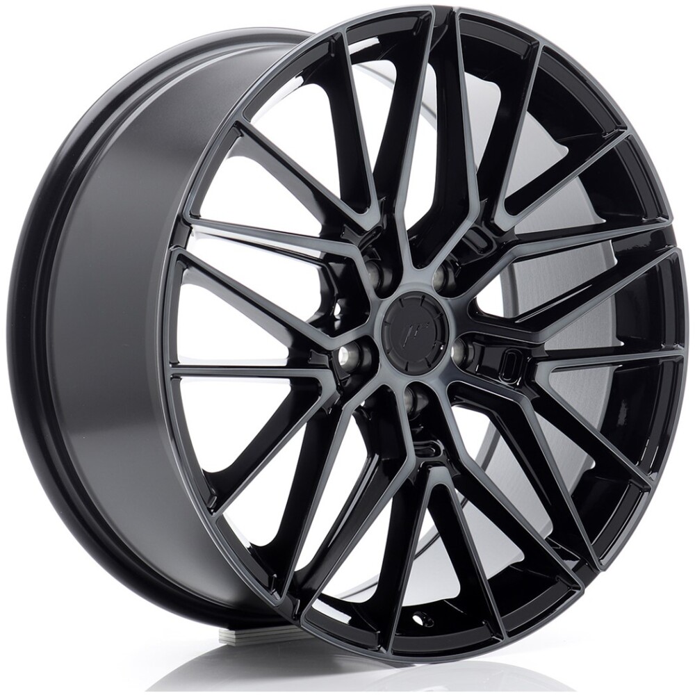 JR Wheels JR38 19x8 ET40 5x112 Black Machined w/ Tinted Face