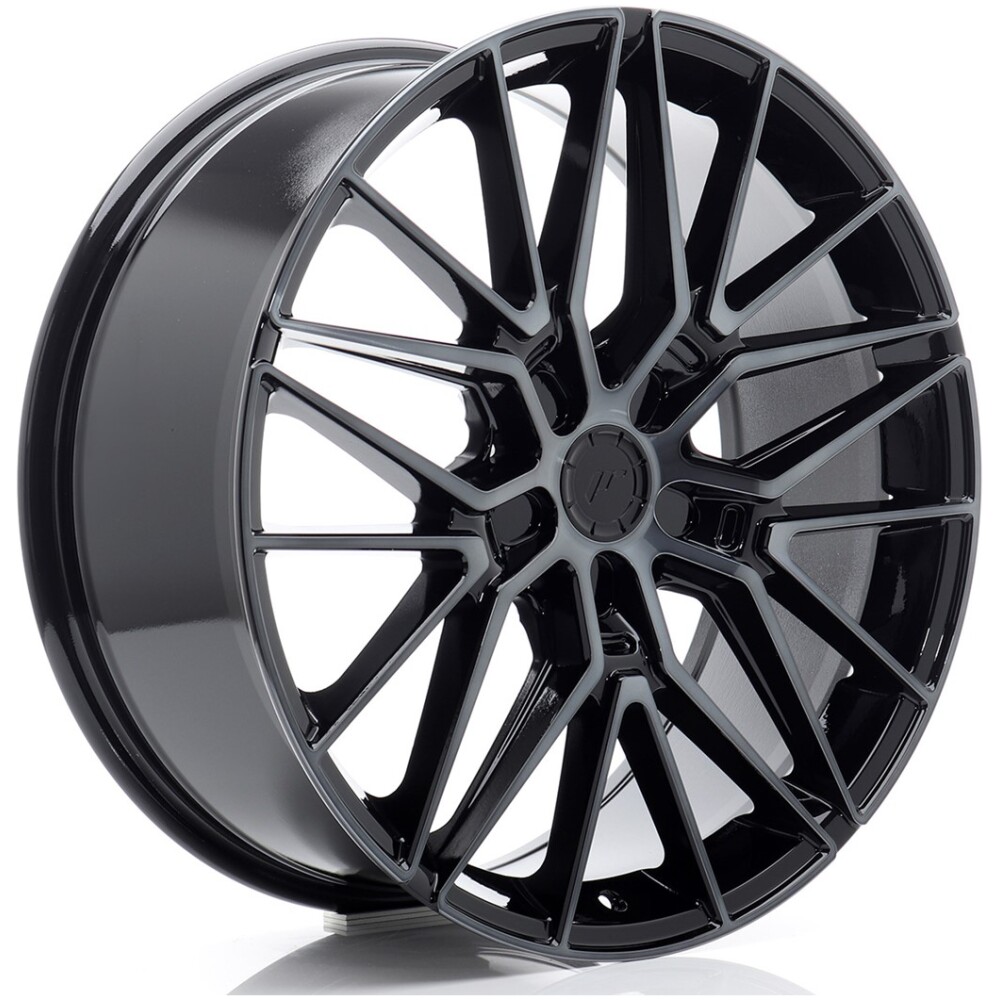 JR Wheels JR38 20x8 ET20-40 5H BLANK Black Machined w/ Tinted Face