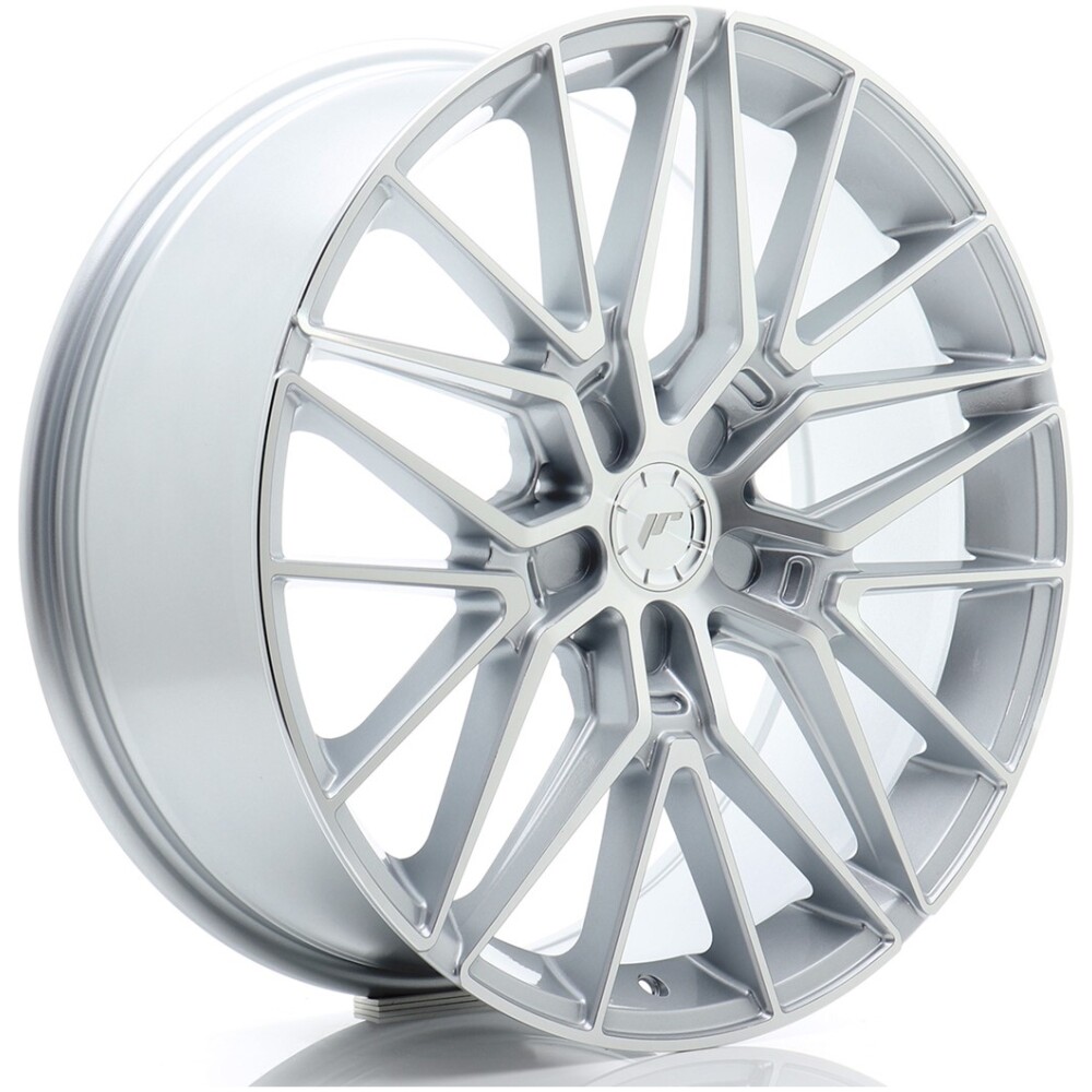 JR Wheels JR38 20x8 ET20-40 5H BLANK Silver Machined Face