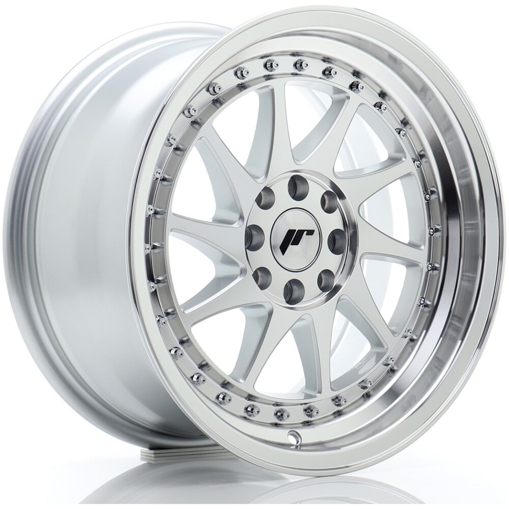 JR Wheels JR26 16x8 ET25 4x100/108 Silver Machined Face