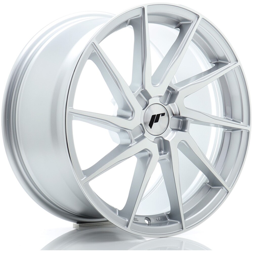 JR Wheels JR36 18x8 ET20-45 5H BLANK Silver Machined Face