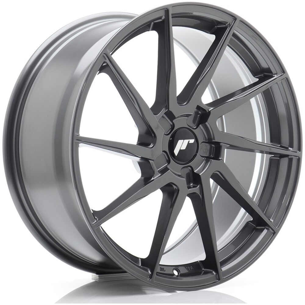 JR Wheels JR36 19x8 ET20-40 5H BLANK Hyper Gray