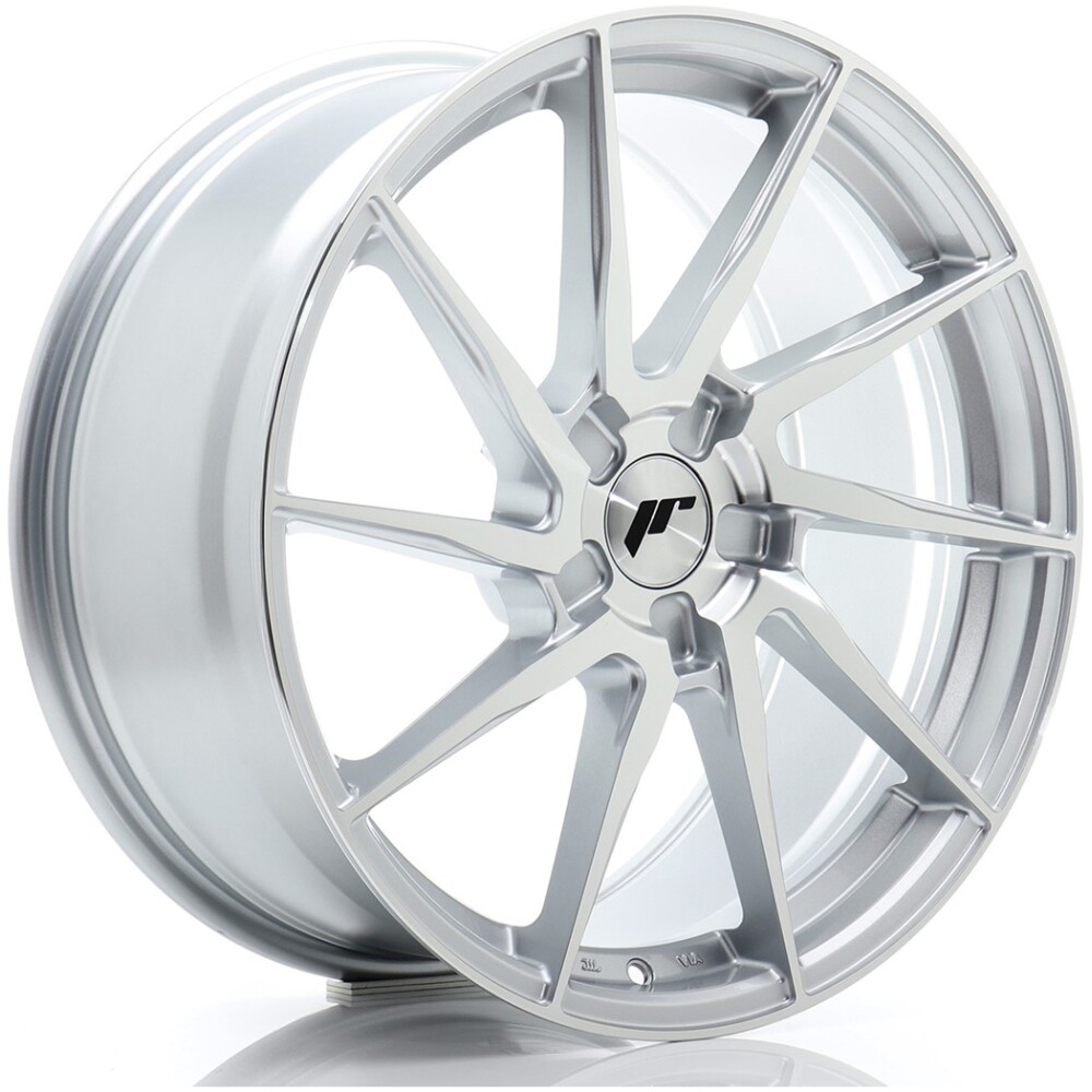 JR Wheels JR36 19x8 ET20-40 5H BLANK Silver Machined Face