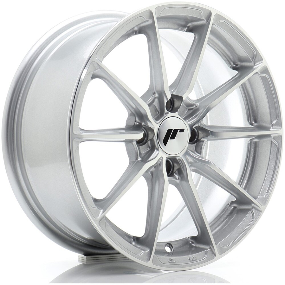 JR Wheels JR37 15x7 ET38 4x100 Silver Machined Face