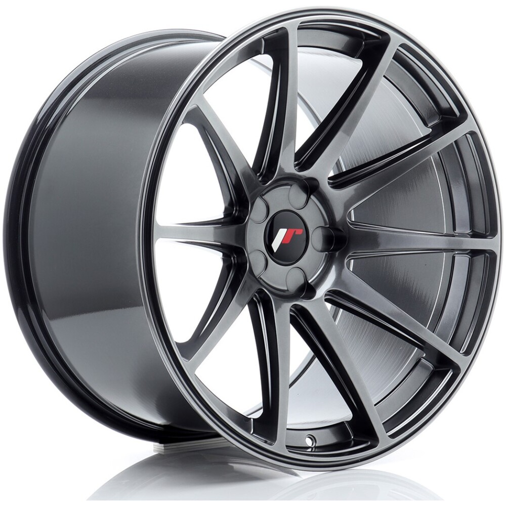 JR Wheels JR11 20x11 ET20-30 5H BLANK Hyper Black