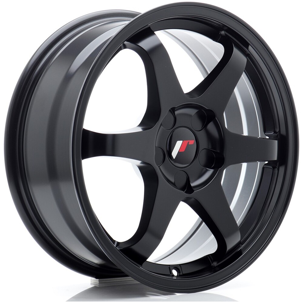 JR Wheels JR3 17x7 ET20-42 5H BLANK Matt Black