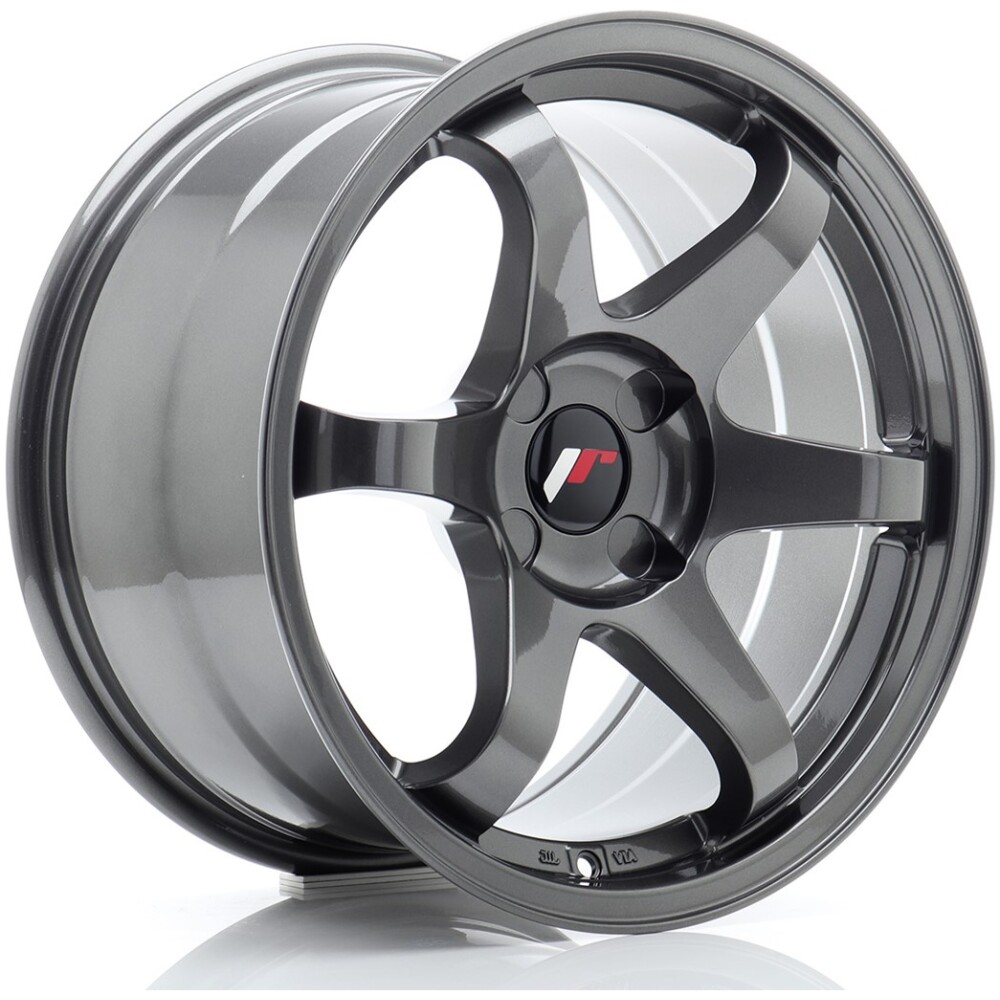 JR Wheels JR3 17x9 ET20-35 4H BLANK Gun Metal