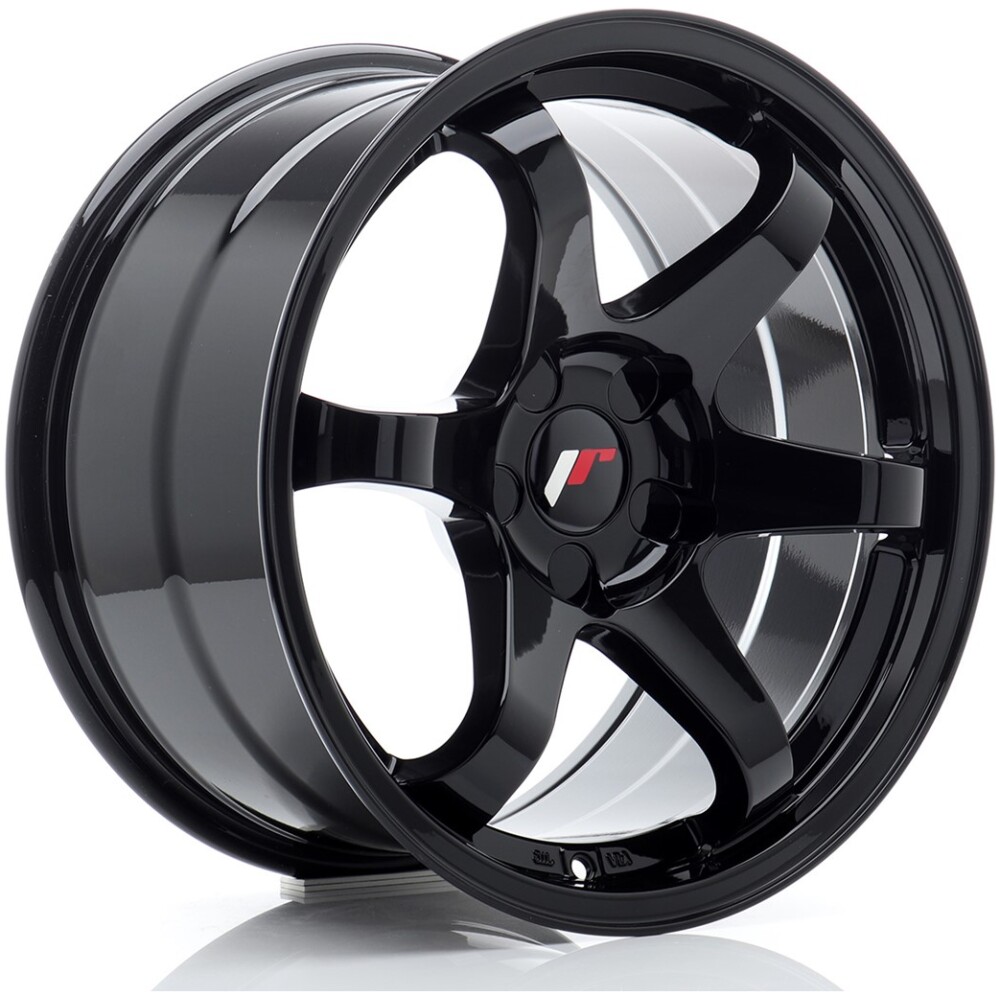 JR Wheels JR3 17x9 ET20-35 5H BLANK Gloss Black