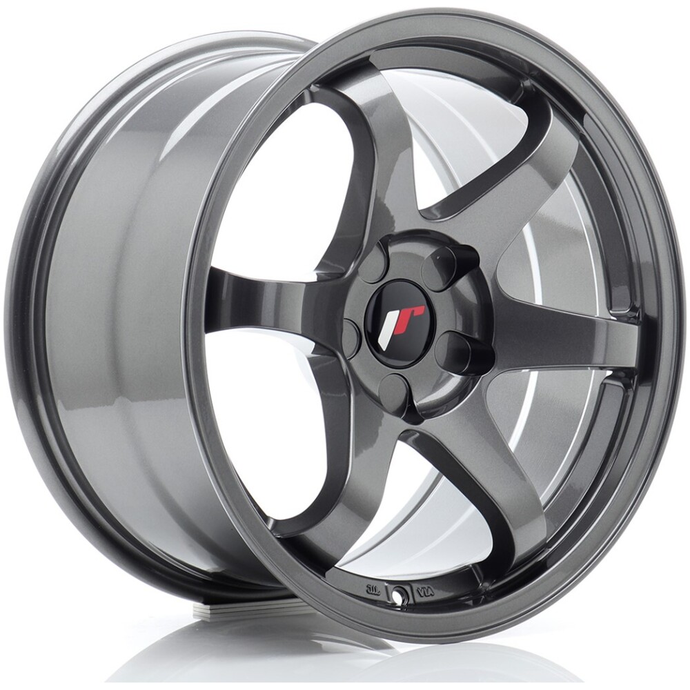 JR Wheels JR3 17x9 ET20-35 5H BLANK Gun Metal