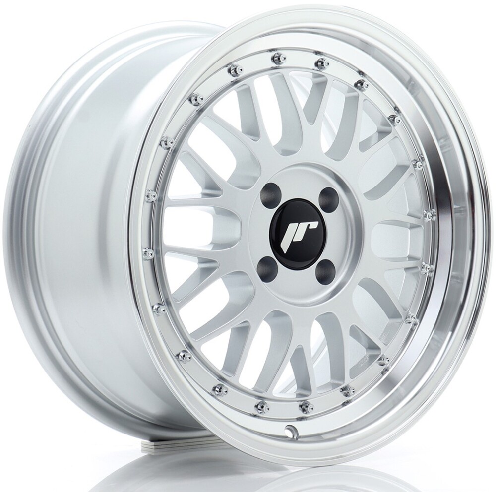 JR Wheels JR23 16x8 ET20 4x100 Hyper Silver w/ Machined Lip