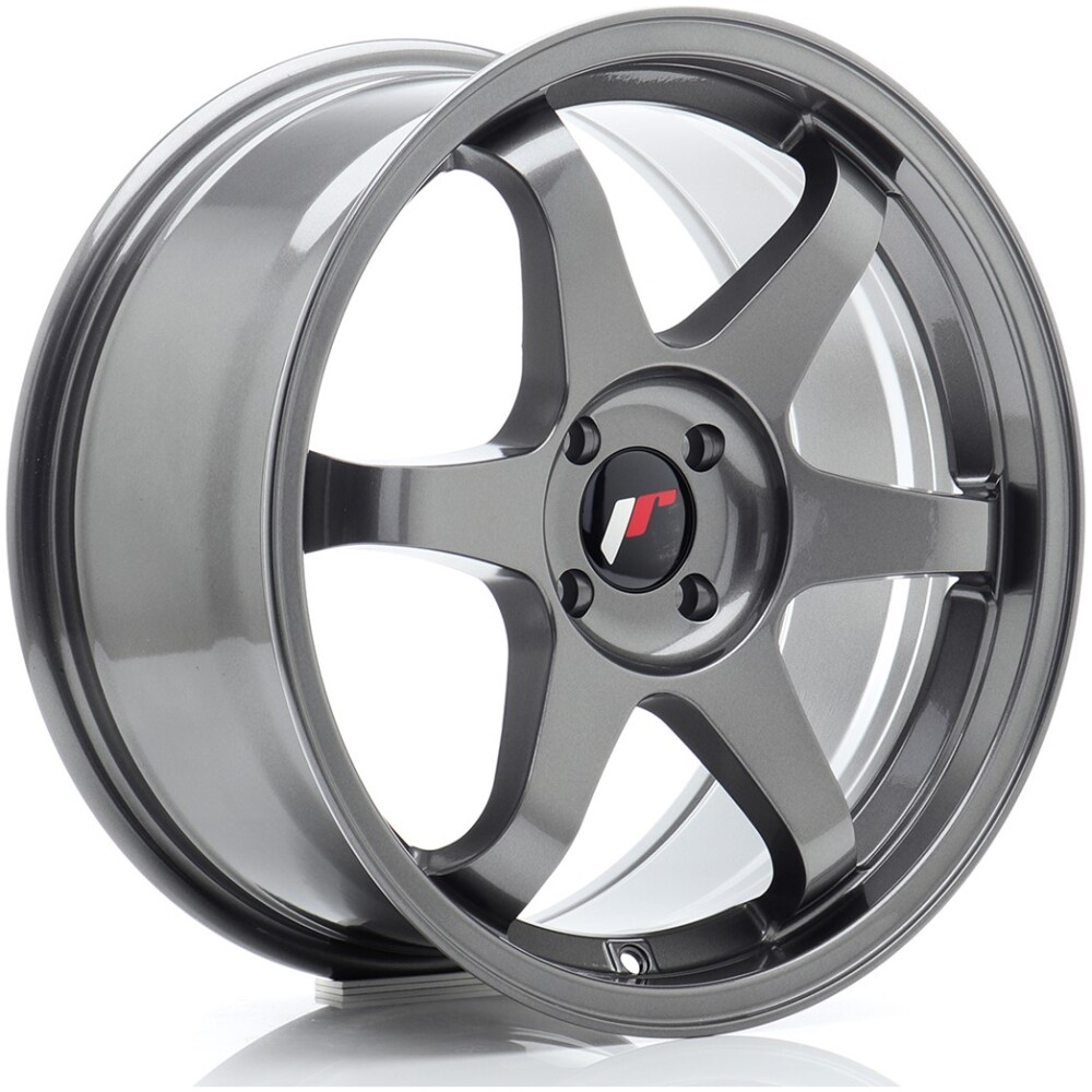 JR Wheels JR3 17x8 ET35 4x100 Gun Metal