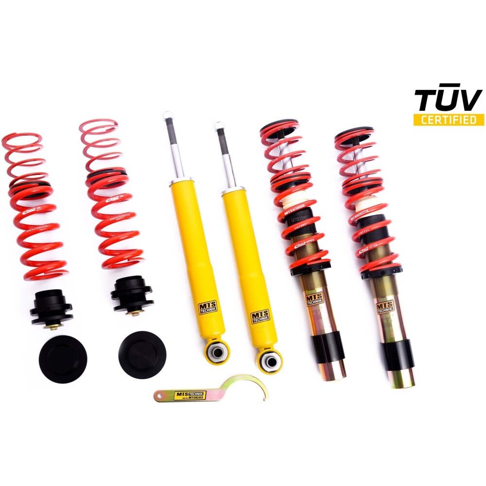 MTS coilover ghiera regolabile BMW 5 Touring (E39) 09/96 - 06/04 520 d/520 i/523 i/525 d/525 i/525 tds/528 i/530 d/530 i/540 i serie Stance  MTSGWBM35-S