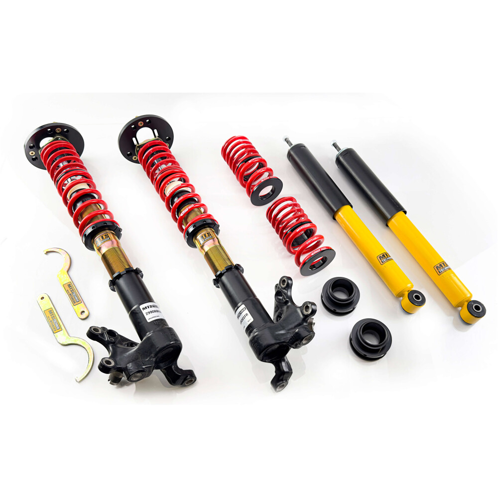 MTS coilover ghiera regolabile BMW 3 (E30) 11/82 - 01/91 315/316/316 i/318 i/318 is/320 i/323 i/324 d/324 td/325 e 2.7/325 i serie Stance con piastre camber MTSGWBM80-S