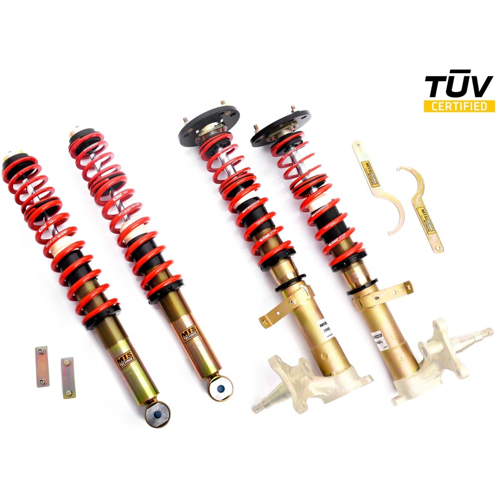 MTS coilover ghiera regolabile BMW 7 (E23) 09/81 - 04/88 728/728 i/730/732 i/733 i/735 i/745 i serie Stance con piastre camber MTSGWBM87-S