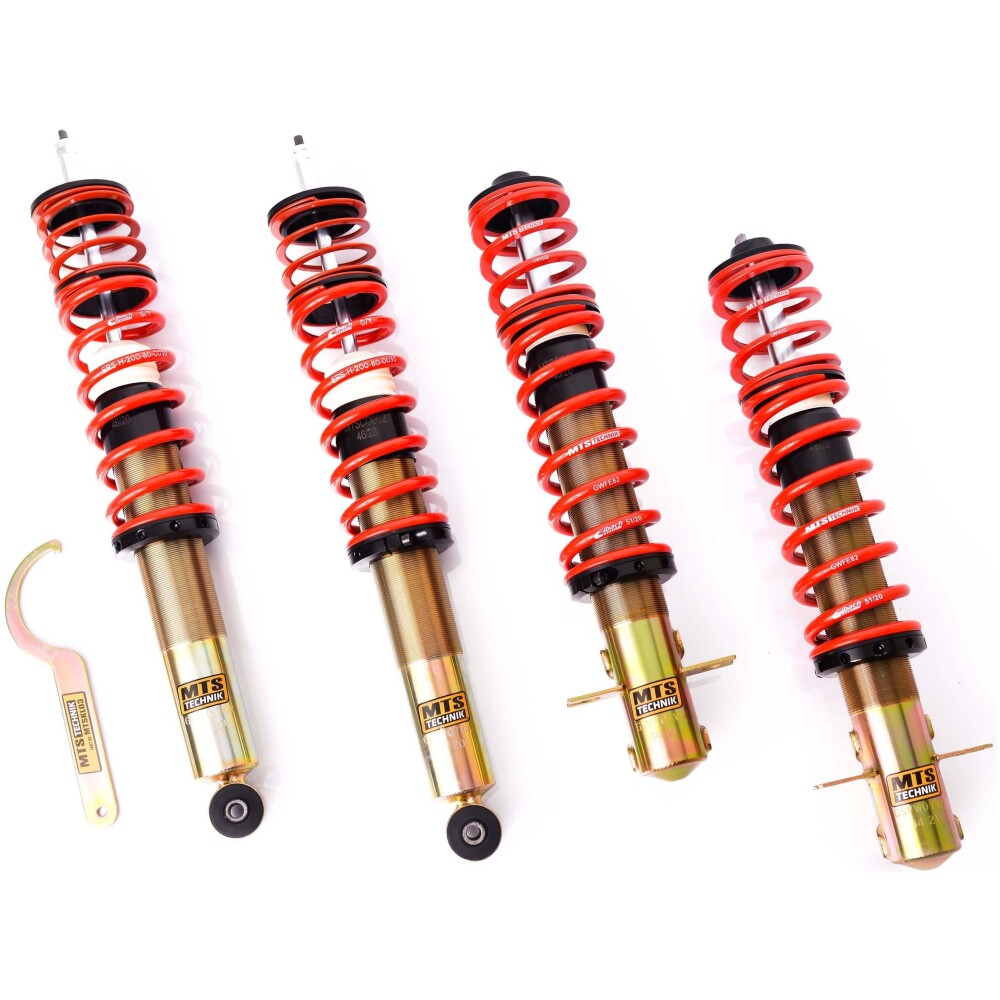 MTS coilover ghiera regolabile Volkswagen GOLF I Cabriolet (155) 04/74 - 08/93 1.5/1.6/1.8 serie Comfort  MTSGWVW06-C