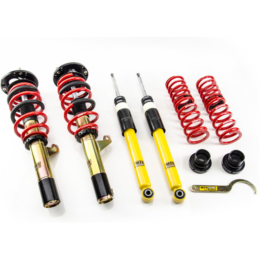 MTS coilover ghiera regolabile Volkswagen PASSAT B8 (3G2) 08/14 - 1.4 TSI/1.5 TSI/1.6 TDI/1.8 TSI/2.0 TDI/2.0 TSI serie Street con piastre camber MTSGWVW103