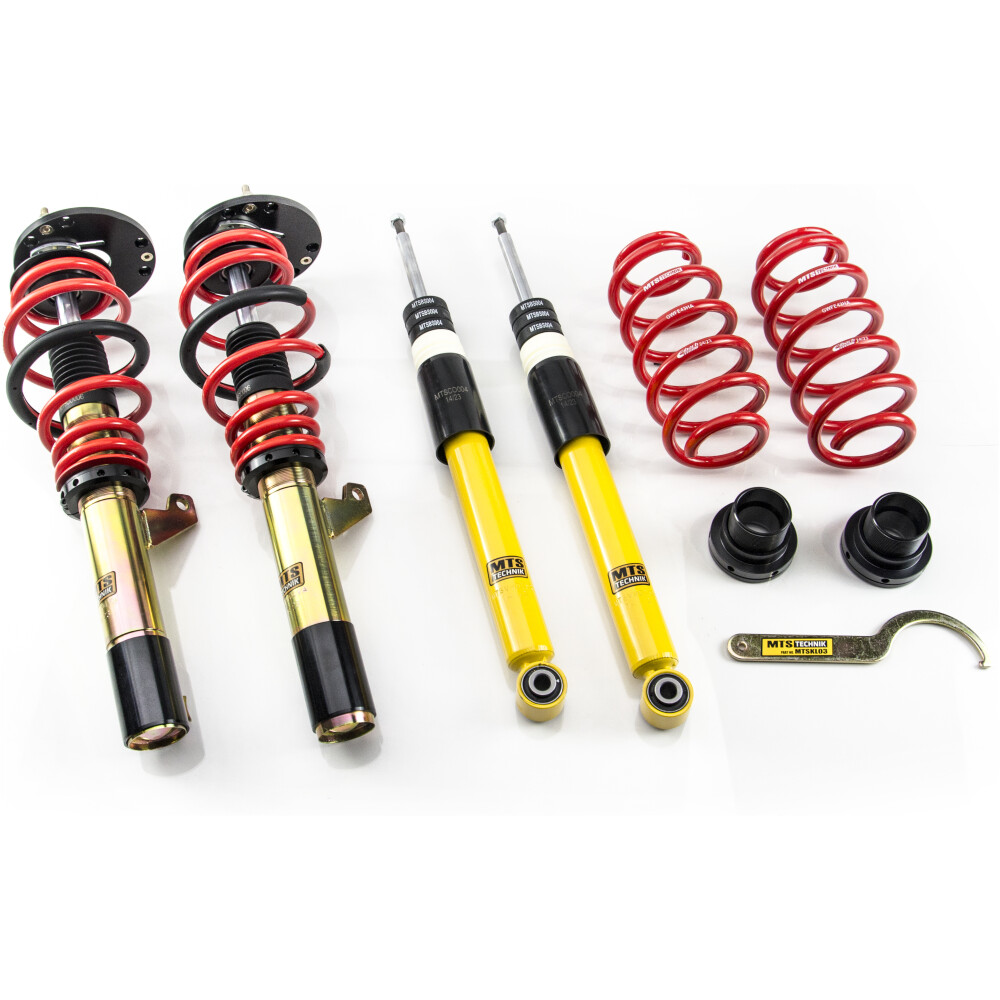 MTS coilover ghiera regolabile Audi Q3 (8U) 06/11 - 12/18 2.0 TDI quattro/2.0 TFSI quattro/RS 2.5 quattro/RS performance 2.5 quattro serie Street con piastre camber MTSGWVW104