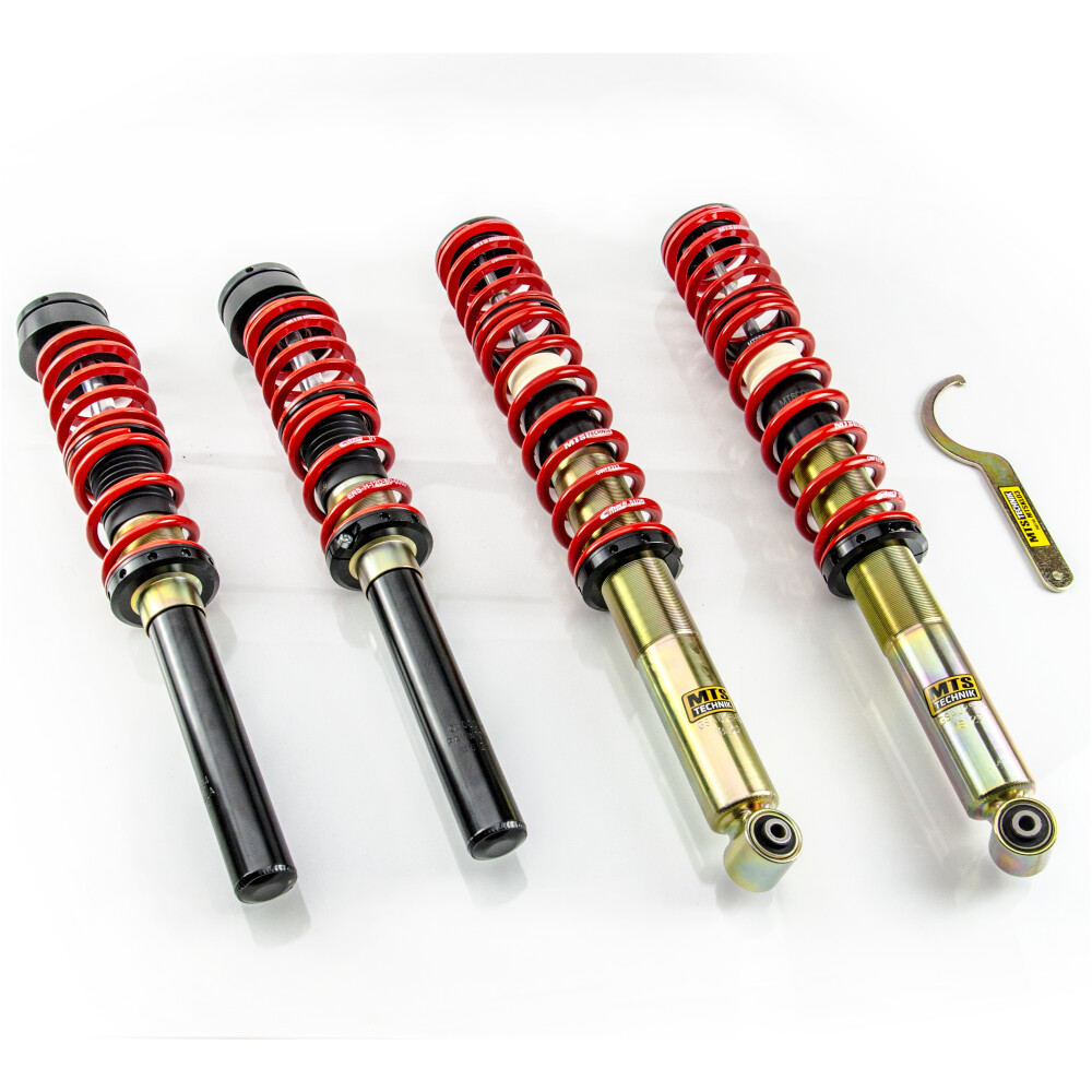 MTS coilover ghiera regolabile Audi COUPE B2 (81/85) 07/80 - 10/88 1.6/1.8/1.8 GT/1.9/2.0/2.1 GT/2.2 GT serie Comfort con piastre camber MTSGWVW112-C