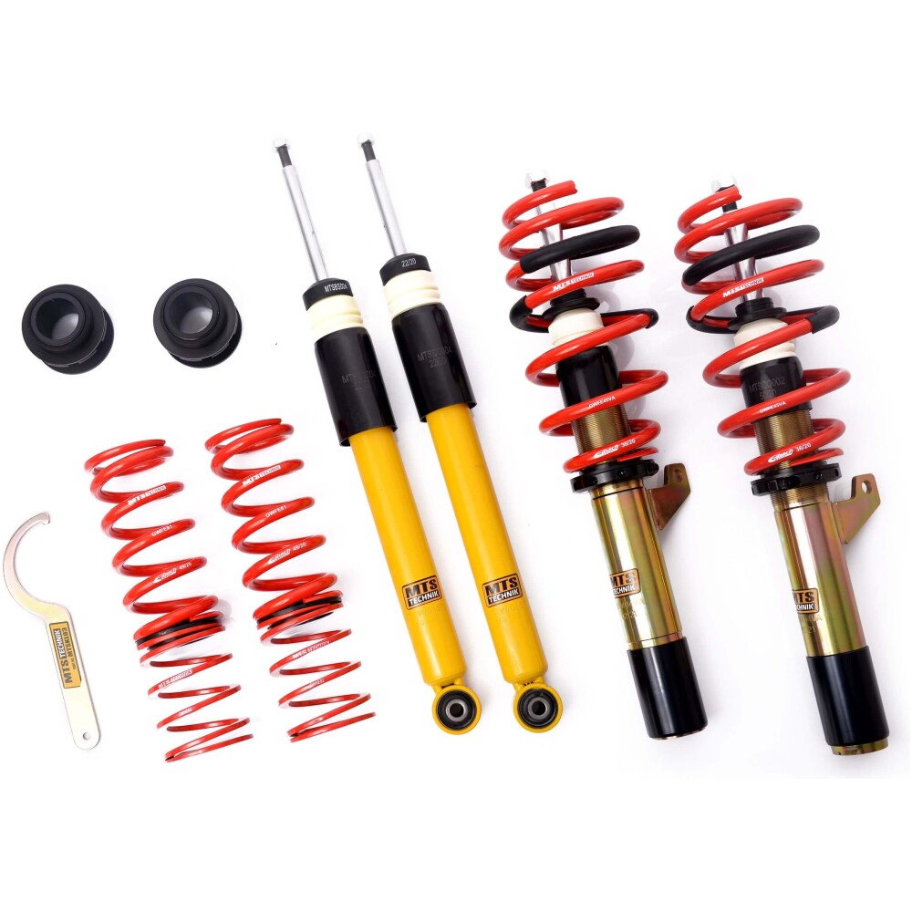 MTS coilover ghiera regolabile Audi A3 Sportback (8V) 04/12 - 1.0 TFSI/1.2 TFSI/1.4 TFSI/1.4 TFSI g-tron/1.4 TSI/1.5 TFSI/1.6 TDI/1.8 TFSI/2.0 TDI/2.0 TFSI/30 TDI/30 TFSI/30 g-tron/35 TDI/35 TFSI/40 TFSI serie Street  MTSGWVW51