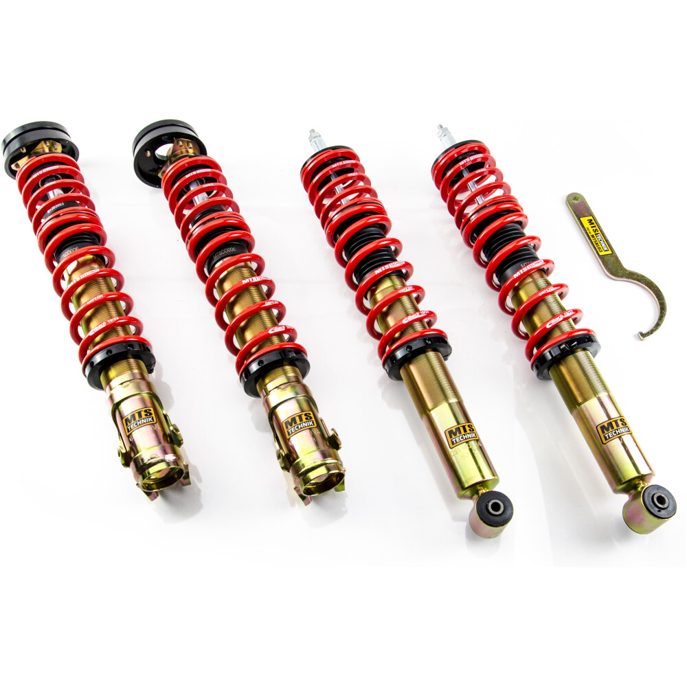 MTS coilover ghiera regolabile Volkswagen POLO III (6N1) 10/94 - 10/99 1.7 SDI/100 1.4 16V/120 1.6 16V GTI/45 1.0/50 1.0/55 1.3/55 1.4/60 1.4/60 1.7 SDI/64 1.9 D/64 1.9 SDI/75 1.6 serie Street con piastre camber MTSGWVW90