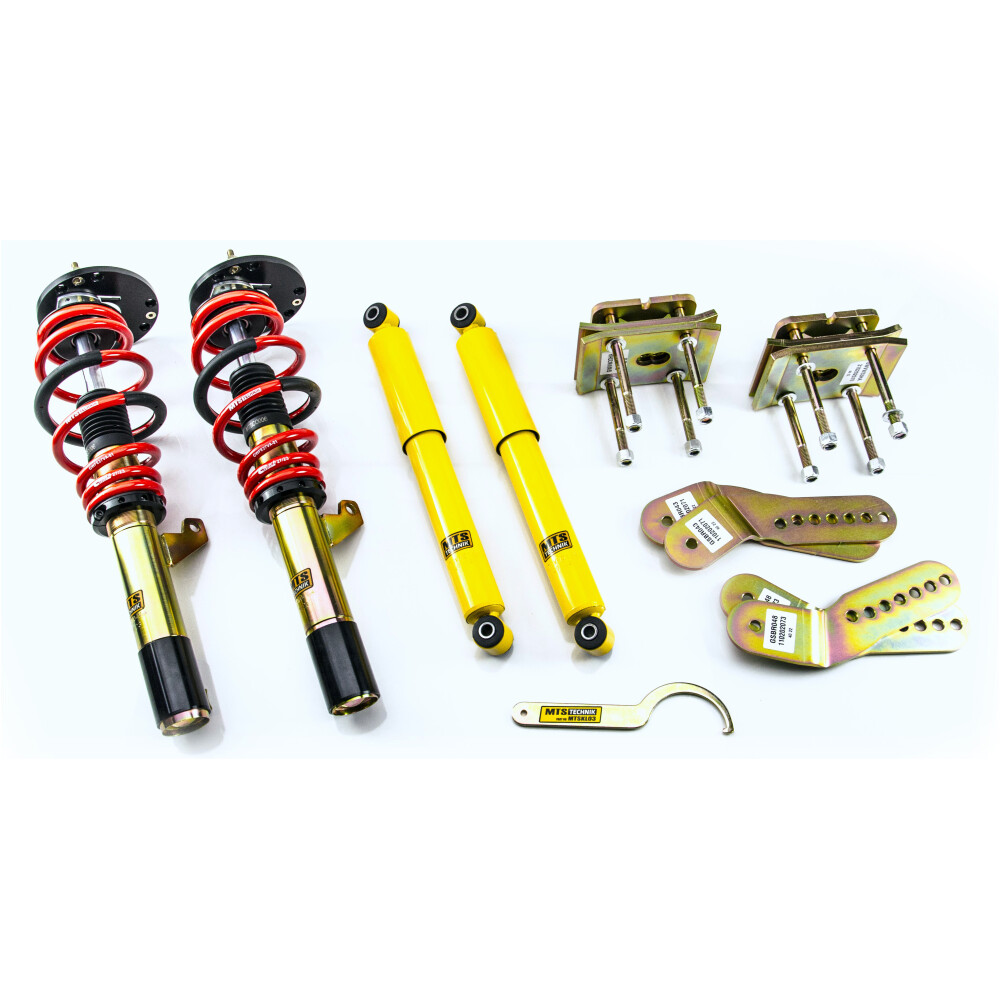 MTS coilover ghiera regolabile Volkswagen CADDY III Box Body/MPV (2K/2C) 03/04 - 05/15 1.2 TSI/1.4/1.6/1.6 TDI/1.9 TDI/2.0 EcoFuel/2.0 SDI/2.0 TDI/2.0 TDI 16V serie Street con piastre camber MTSGWVW93